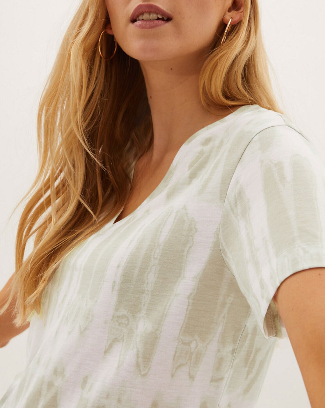 tie dye v neck t shirts