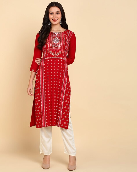 Long Buy Cotton Kurtis for Women Online in India, Size: XL, Wash Care:  Machine wash at Rs 270 in Kasaragod