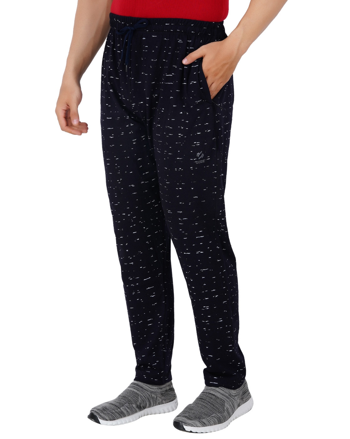 Buy NAVY Track Pants for Men by GUIDE Online