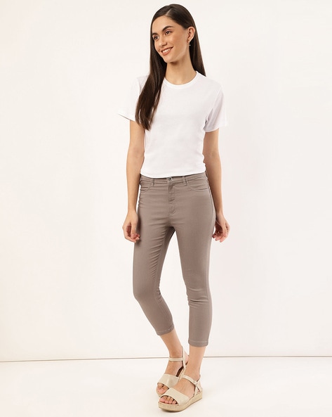 Buy Grey Jeans & Jeggings for Women by Marks & Spencer Online