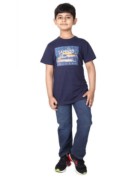 Graphic Print Round-Neck T-shirt