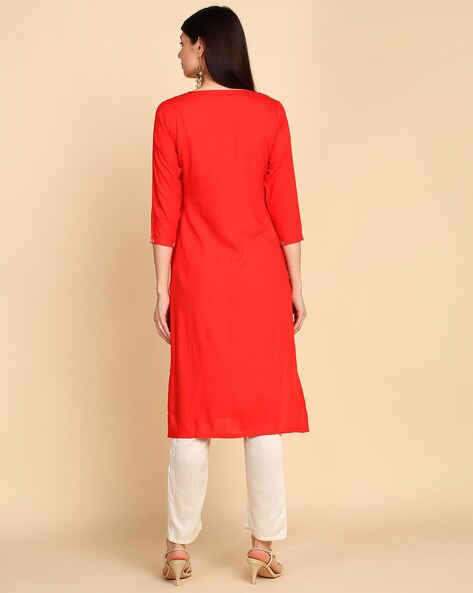 Buy Red Kurtis & Tunics for Women by BANI WOMEN Online