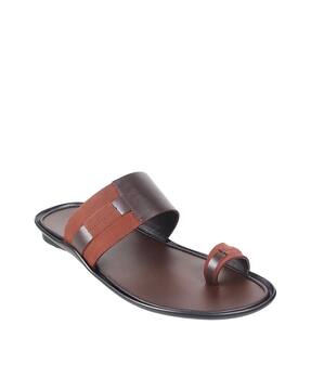 Buy Brown Flip Flop u0026 Slippers for Men by Mochi Online | Ajio.com
