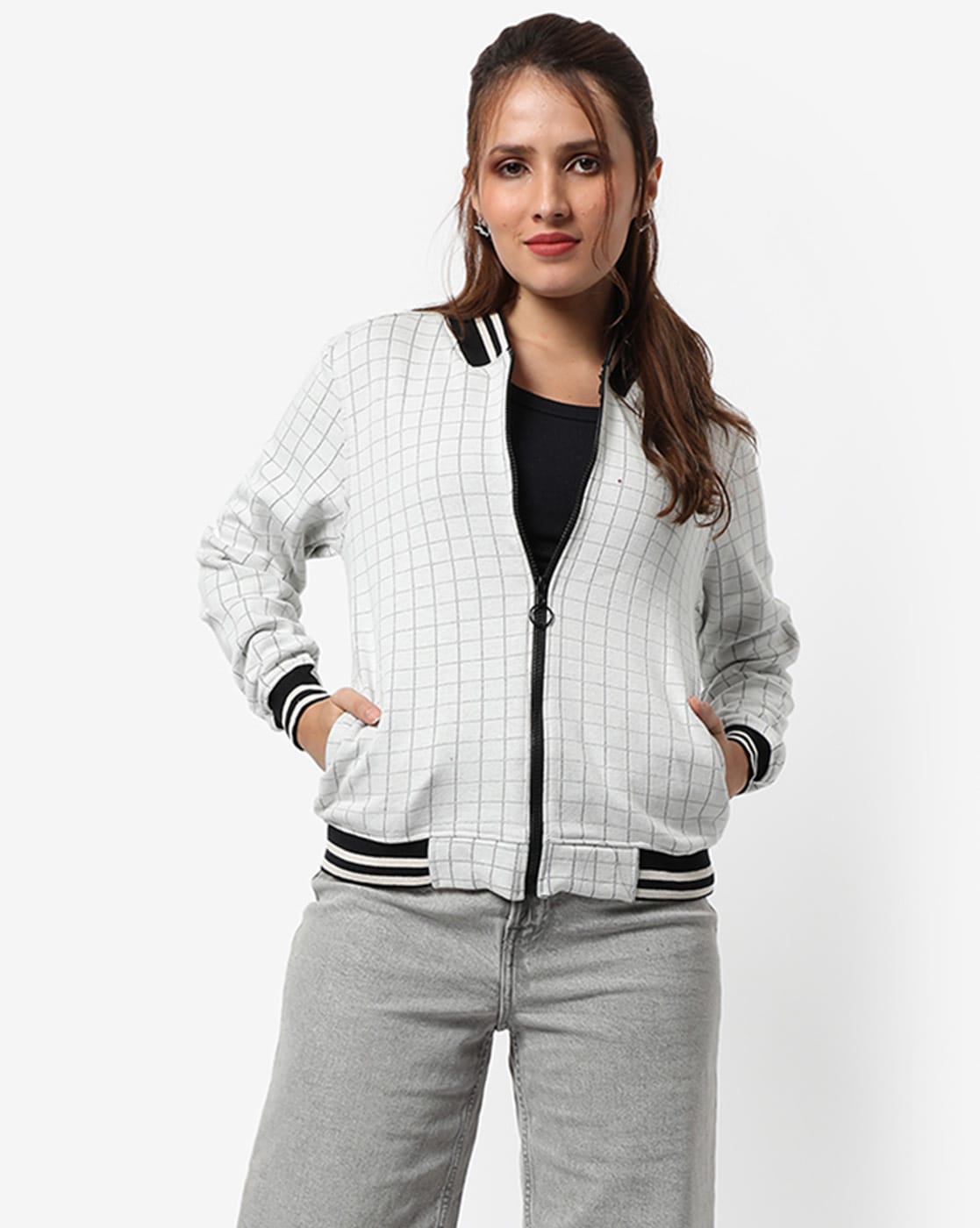 PEOPLE 3/4th Sleeve Printed Women Jacket - Buy PEOPLE 3/4th Sleeve Printed Women  Jacket Online at Best Prices in India | Flipkart.com