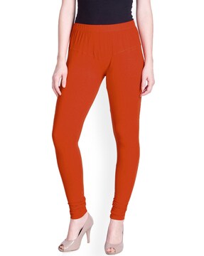 Buy Red Leggings for Women by LEE BONEE Online