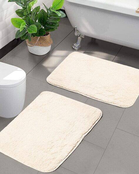 Saral Home Set of 2 Rectangle Anti-Skid Bath Mats