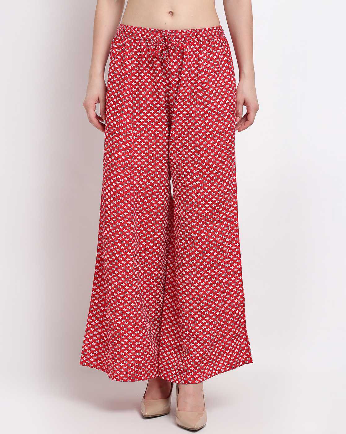 Buy Black Palazzo Pants for Women Online in India | Libas