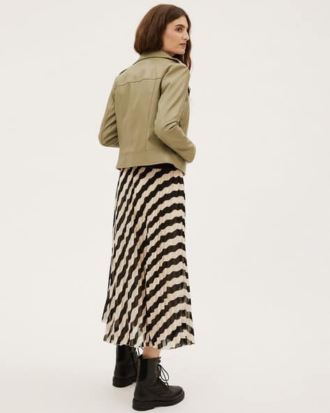 Faux Leather Biker Jacket