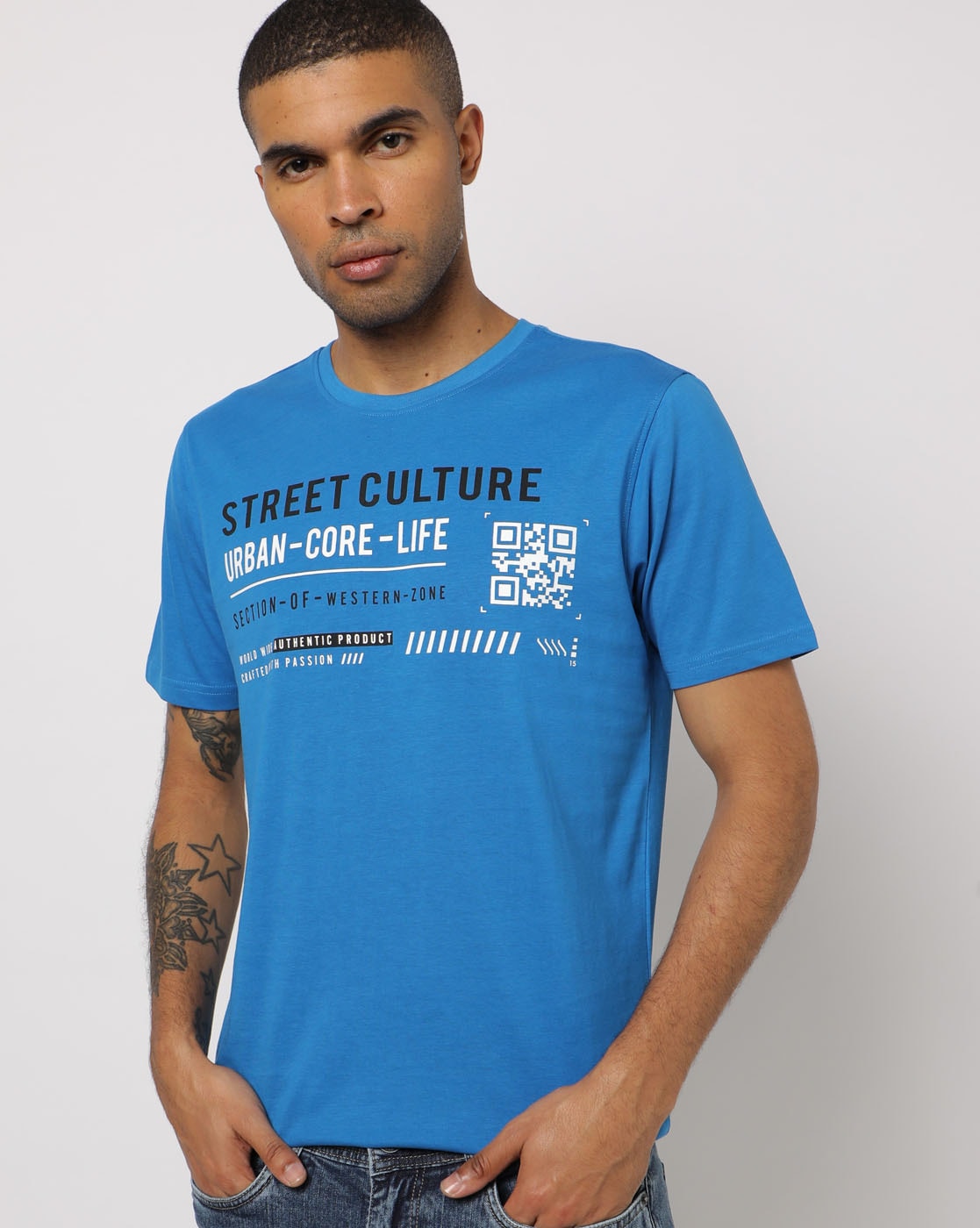 Buy Blue Tshirts for Men by DNMX Online