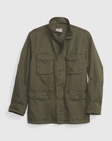 gap olive green jacket