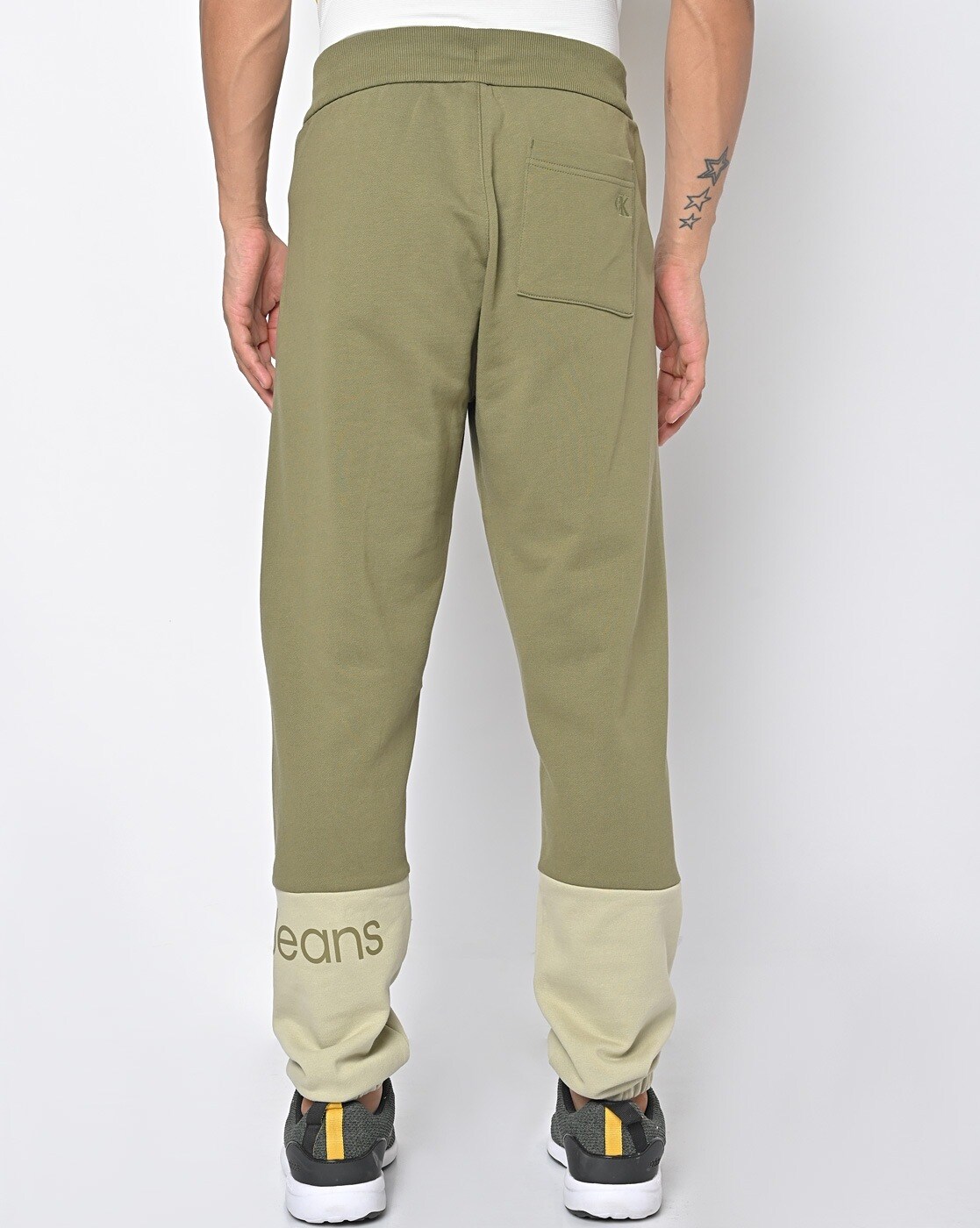 Cotton Fleece Joggers with Side Pockets