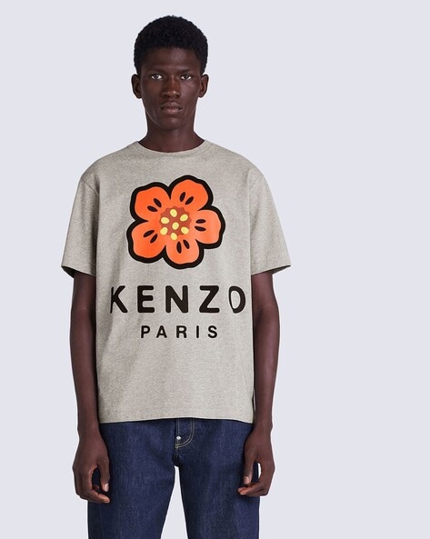 Kenzo Men's 'Boke Flower' T-Shirt M / Cyan