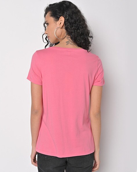 Vero Moda t-shirt in bright pink