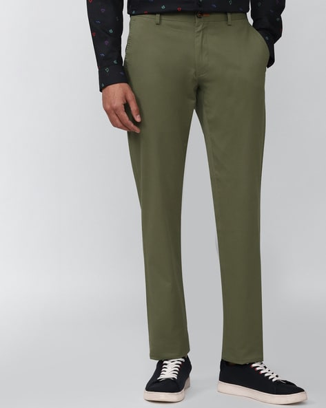 Simon Carter Trousers Simon Carter Green Trousers for Men at Simoncarterin