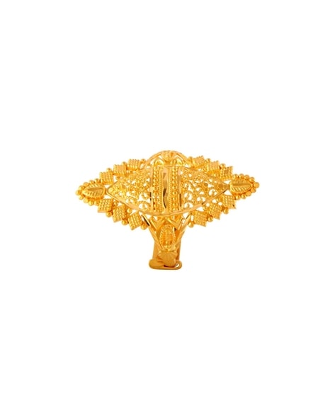 Memoir Gold plated Handmade filigree long Traditonal Jewellery finger ring  Women Wedding (ORRM6422) : Amazon.in: Fashion