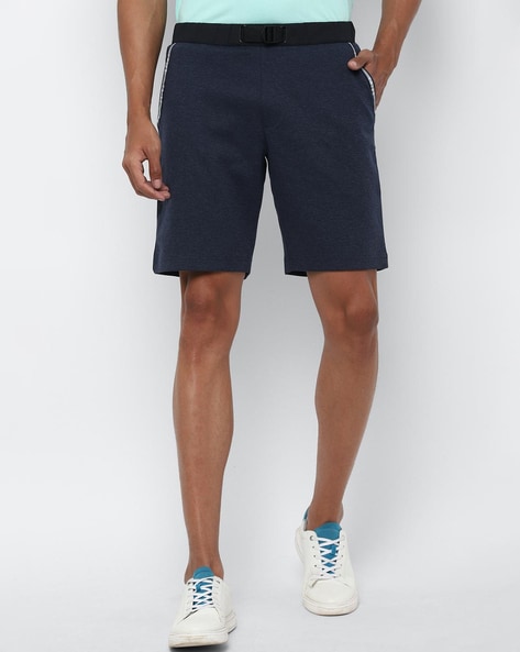 Buy Navy Blue Shorts 3 4ths for Men by ALLEN SOLLY Online Ajio