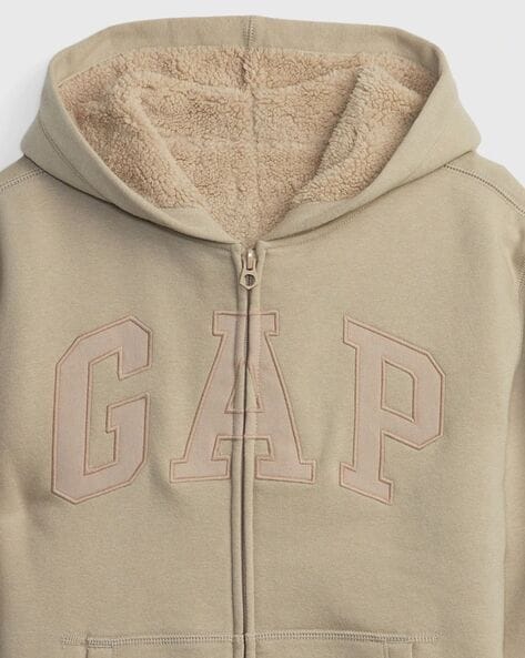 Khaki best sale gap hoodie