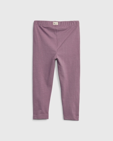 Flared leggings - Light purple/Floral - Kids | H&M IN