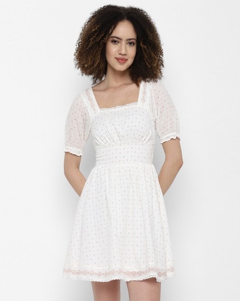 Buy White Dresses for Women by AMERICAN EAGLE Online | Ajio.com