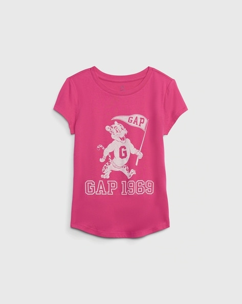 Gap Kids Graphic Print Round-Neck T-Shirt