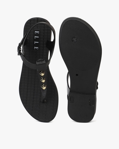 Aerowalk Women Black Thong Sandal (ZM54_BLACK) – The Condor Trendz Store