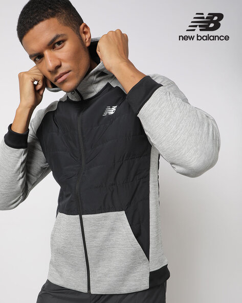 Buy Grey & & Coats Men by NEW BALANCE Online | Ajio.com