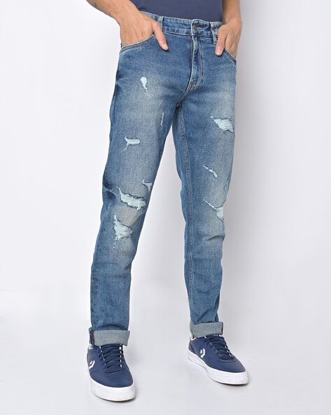 Buy online Light Blue Distressed Denim Jeans from Jeans  jeggings for  Women by Essence for 799 at 20 off  2023 Limeroadcom