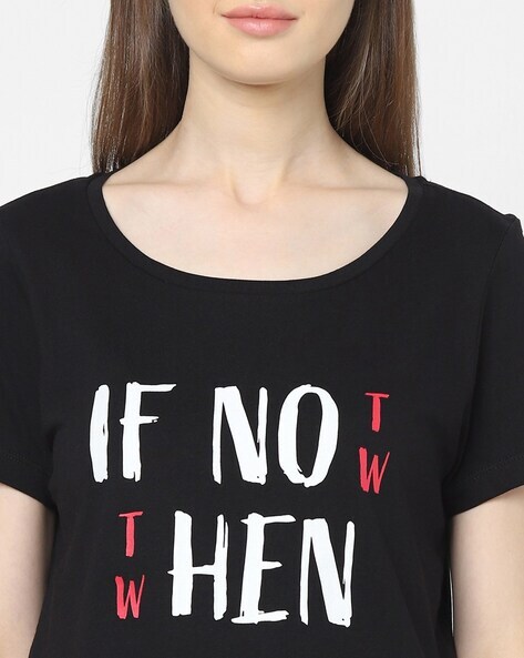 Buy Jet Black Tshirts for Women by Vero Moda Online