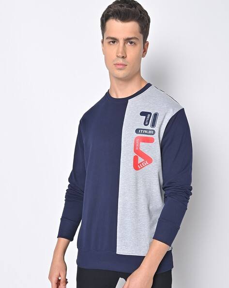 Buy Blue \u0026 Grey Sweatshirt \u0026 Hoodies 