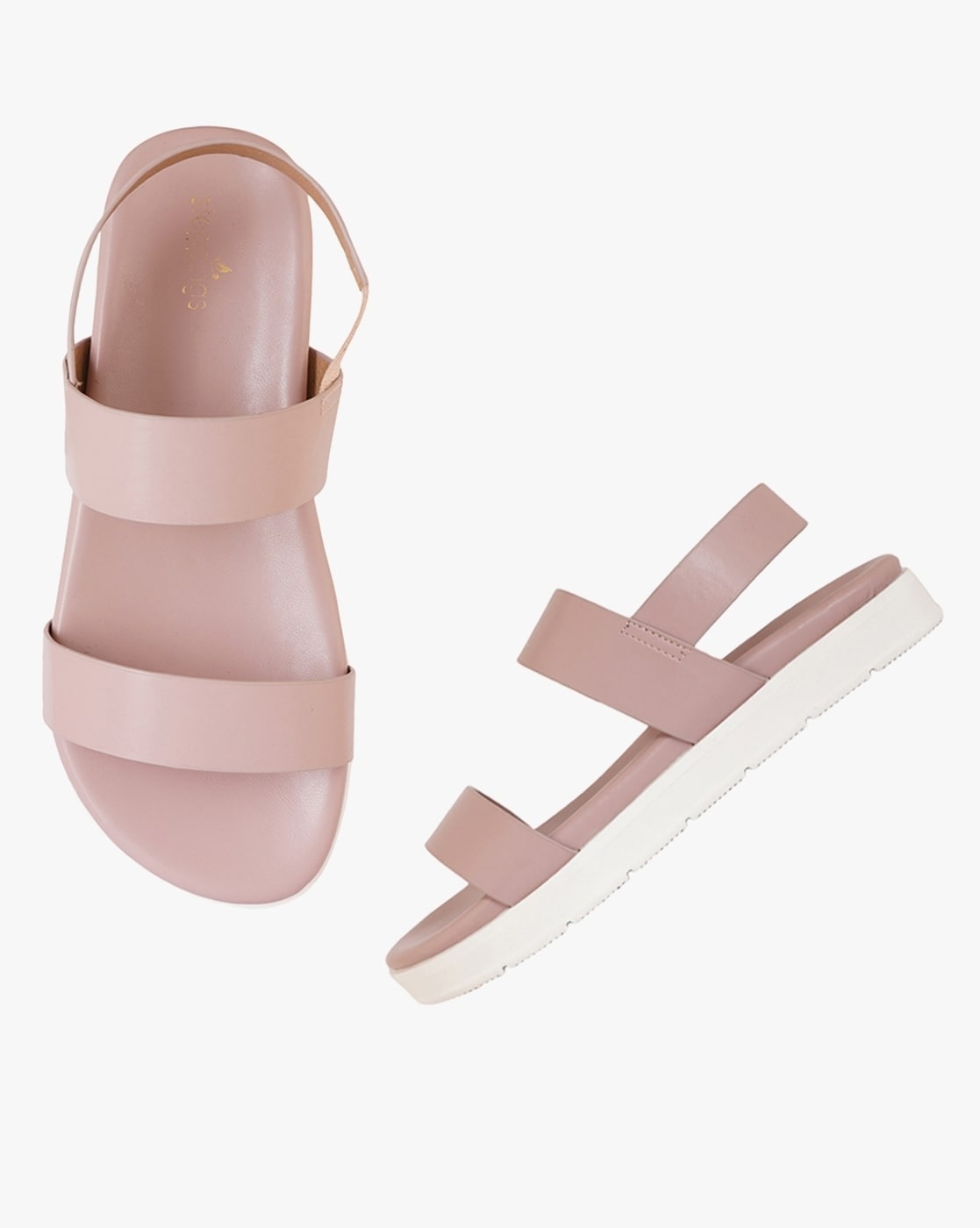 Buy Dual-Strap Sling-Back Flat Sandals Online at Best Prices in India -  JioMart.