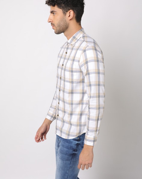 Buy Beige Shirts for Men by Buda Jeans Co Online