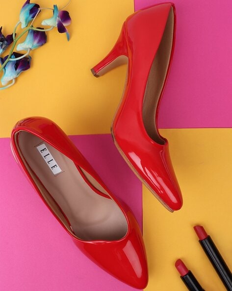 Red Peep Toe Heels - Buy Red Peep Toe Heels online in India