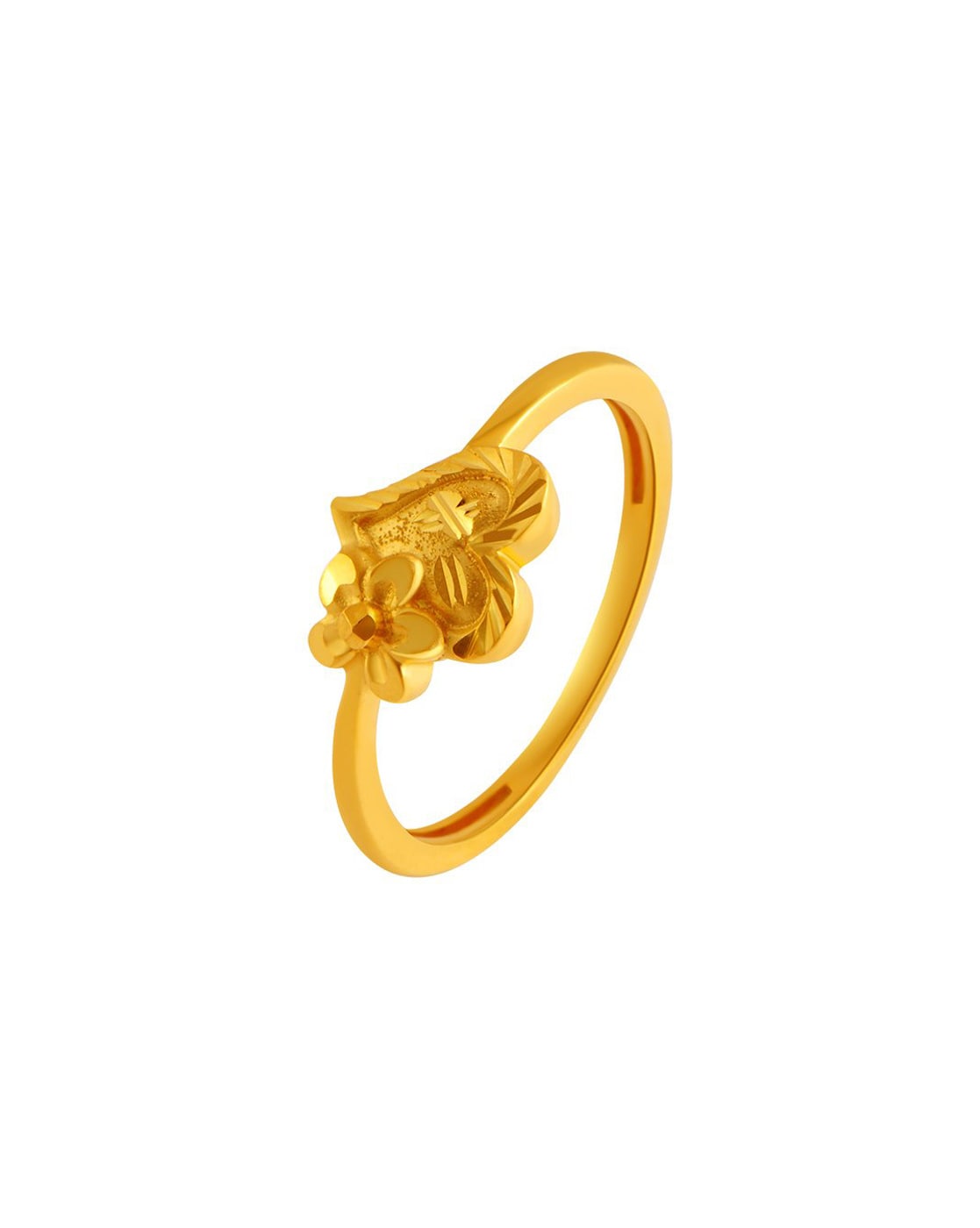 Valentine's day gifts for her | 22K Heart motif gold ring ? PC Chandra