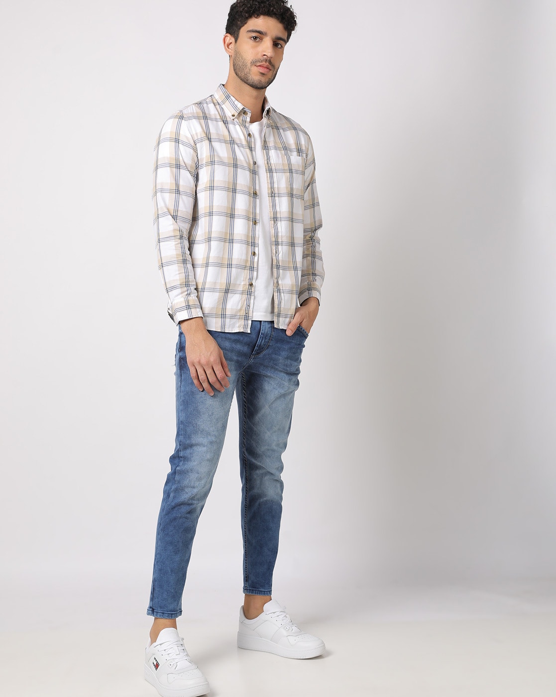 Buy Beige Shirts for Men by Buda Jeans Co Online