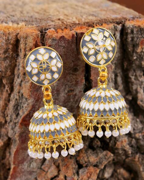 Earrings - Gold Plated Jhumka Earrings Online | Women's Earings & Jhumkas