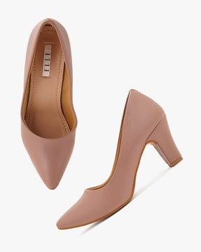 Chunky heel best sale court shoes