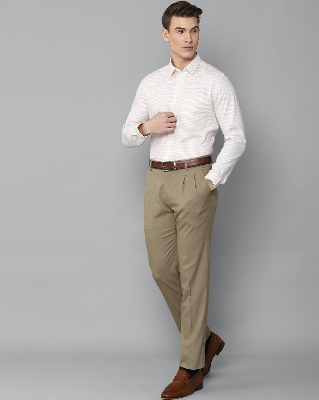 Louis Philippe Trousers  Get Latest Louis Philippe Trousers Online  Myntra