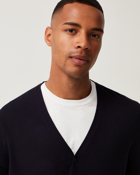 V neck sweater 2024 with button down