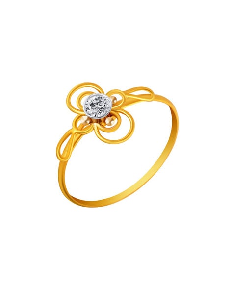 P.C. Chandra Jewellers 22k (916) BIS Hallmark Yellow Gold Ring for Men  (Size 22) - 5.28 Grams : Amazon.in: Fashion