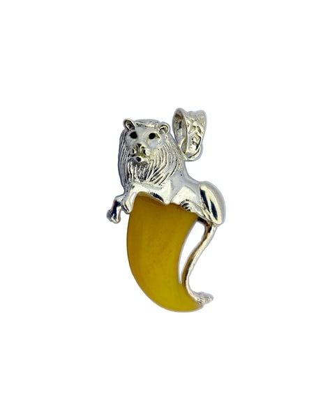 Pure Silver Lion Tiger Claw (Puligoru) Pendant – Enumu