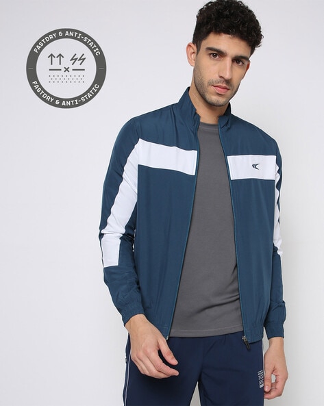 Buy Panelled Zip-Front Training Tracksuit Jacket Online at Best Prices in  India - JioMart.