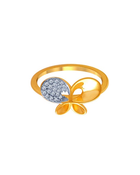 14KT Yellow Gold Ring, Size: 13//13 at Rs 9974 in Kolkata | ID: 20971355233