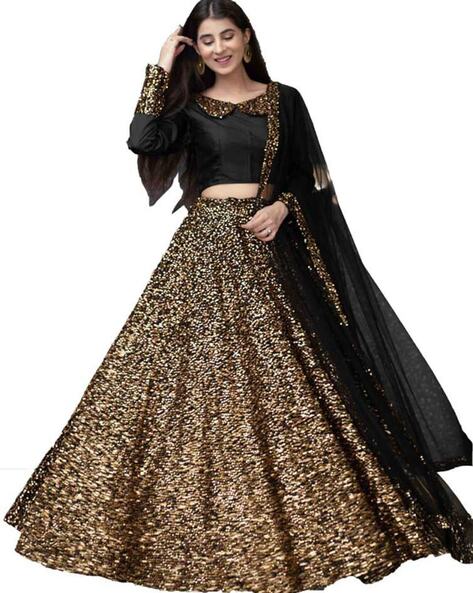 Gold Lehenga Choli - Buy Designer Lehenga Choli