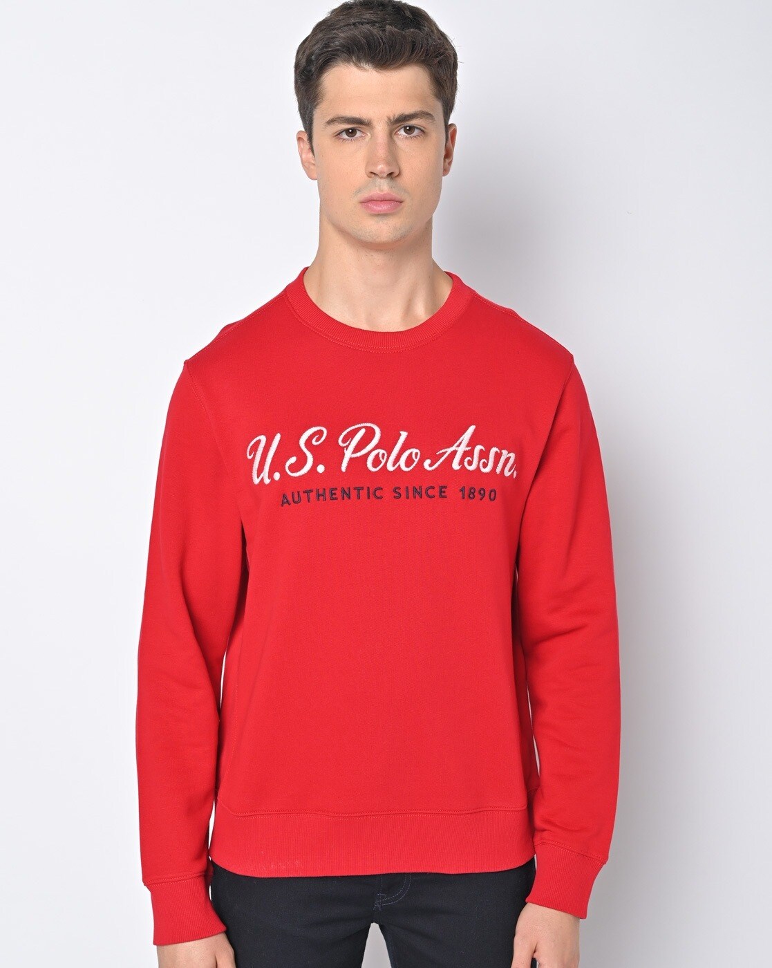 Buy Red Sweatshirt & Hoodies for Men by U.S. Polo Assn. Online