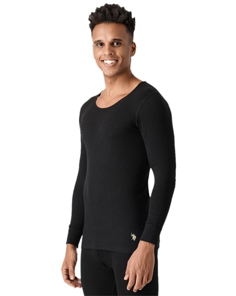 Buy Black Thermal Wear for Men by U.S. Polo Assn. Online Ajio