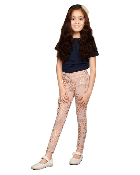 Buy Girls' Leggings Purple Online