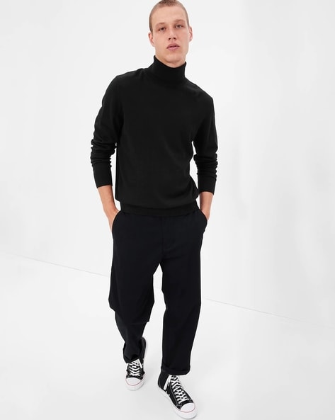 Gap black on sale turtleneck sweater