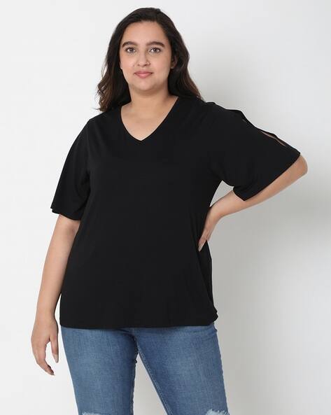 Vero Moda V-Neck Top with Bell Sleeves