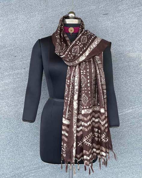 Printed Dupatta With Tassels Price in India