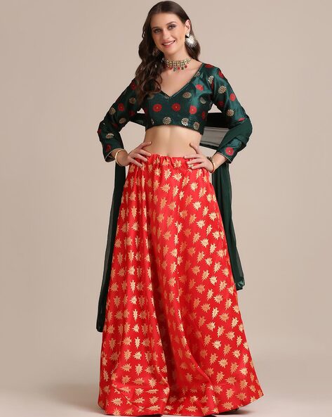 Print On Print Lehenga – Studio East6